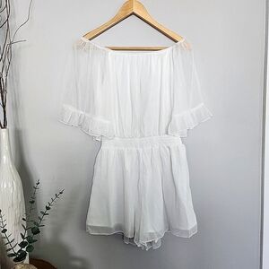 NWOT off shoulder romper